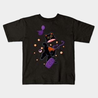 Halloween Neko Kids T-Shirt